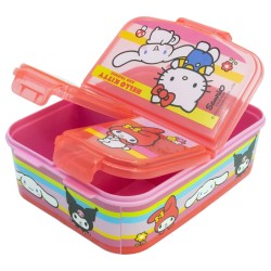Boite à Repas - Kitty and Friends - Sanrio - Multi Compartiments