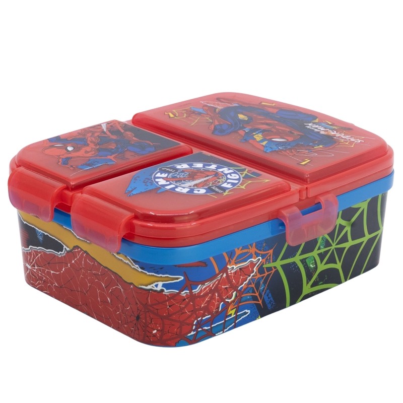 Boite à Repas - Crime Fighter - Spiderman - Multi Compartiments XL