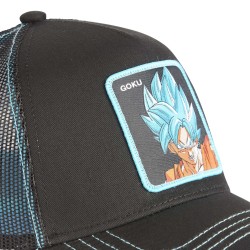 Casquette Trucker - Goku SSJ God SSJ (Noir) - Dragon Ball Super - U Unisexe 