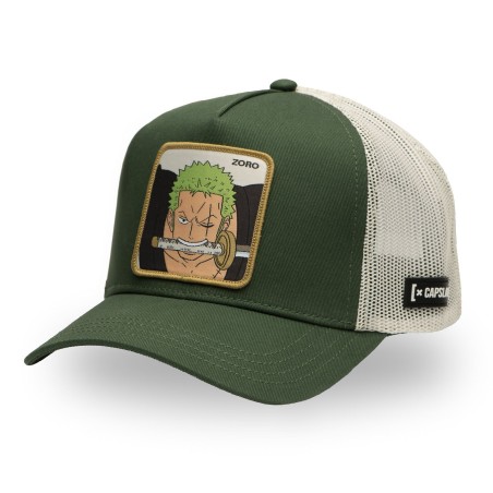 Casquette Trucker - Zoro Attack (Vert) - One Piece - U Unisexe 