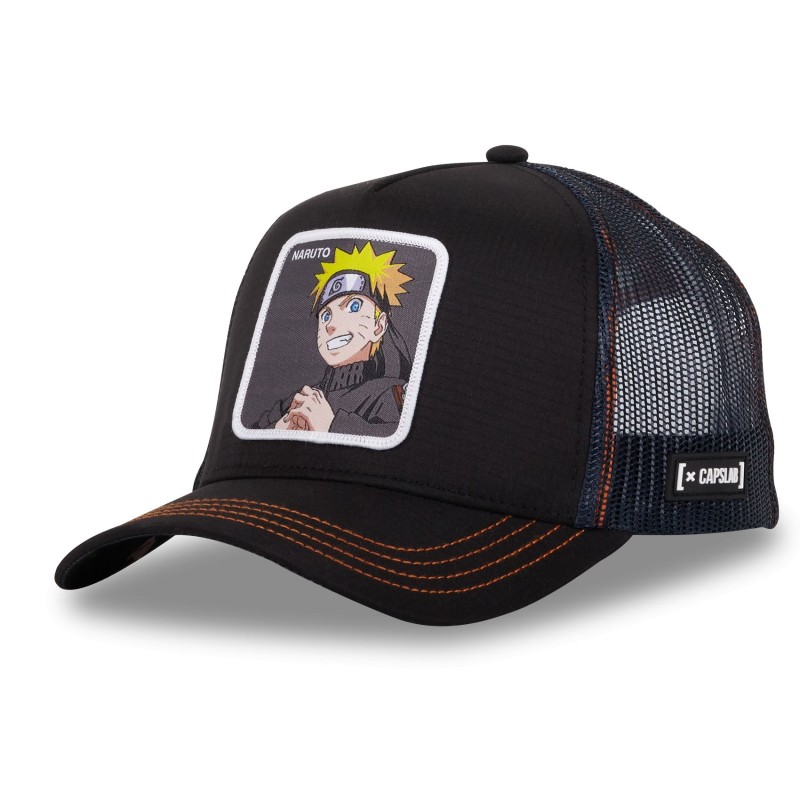 Casquette Trucker Premium - Naruton (Noir) - Naruto Shippuden - U Unisexe 