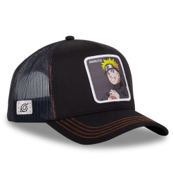 Casquette Trucker Premium - Naruton (Noir) - Naruto Shippuden - U Unisexe 