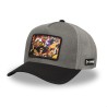 Casquette Trucker Premium - Straw Hat Crew (Noir/Gris) - One Piece - U Unisexe 