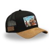 Casquette Trucker - Jinchûriki (Beige/Noir) - Naruto Shippuden - U Unisexe 