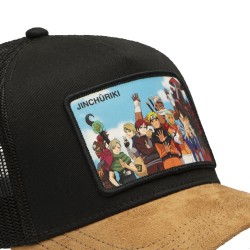 Casquette Trucker - Jinchûriki (Beige/Noir) - Naruto Shippuden - U Unisexe 