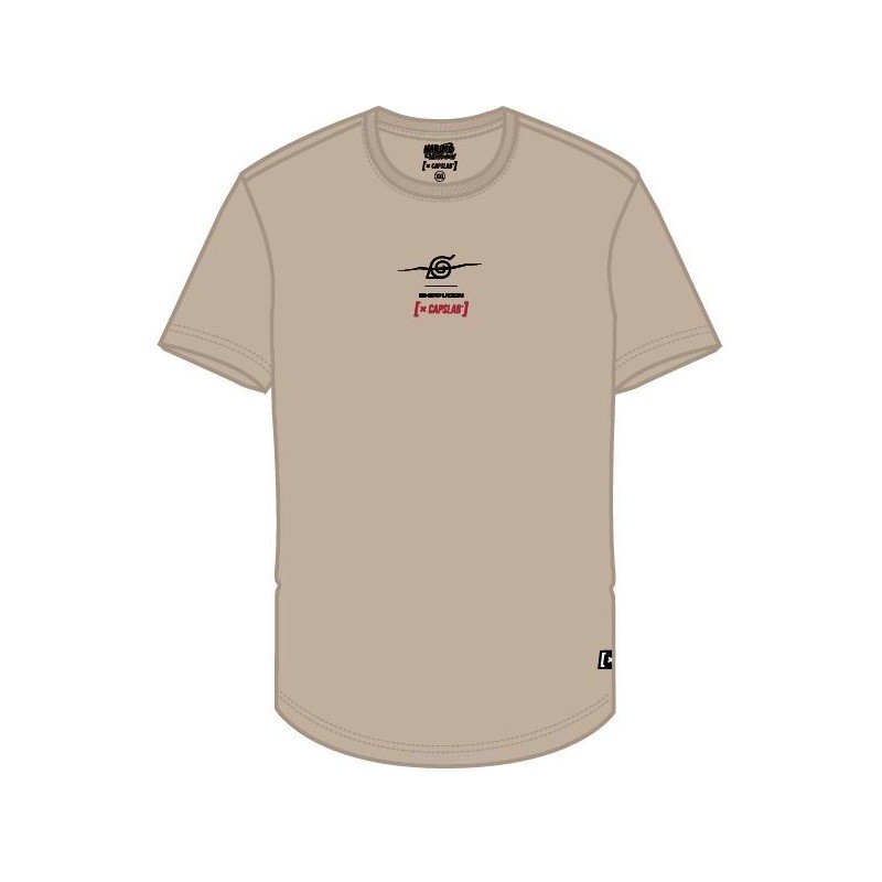 T-shirt - Itachi Uchiha & Crows (Beige) - Naruto Shippuden - M Unisexe 