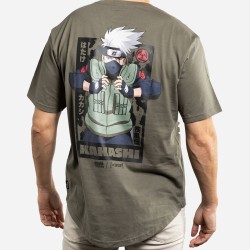 T-shirt - Kakashi Hatake (Kaki) - Naruto Shippuden - M Unisexe 