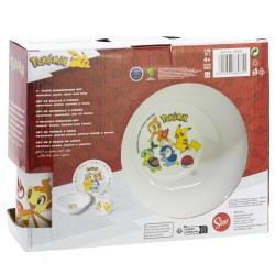 Set de Vaisselle - Starter Sinnoh & Pikachu - POkemon