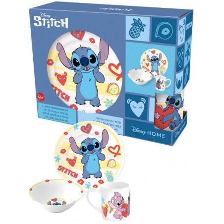 Set de Vaisselle - Stitch - Lilo & Stitch