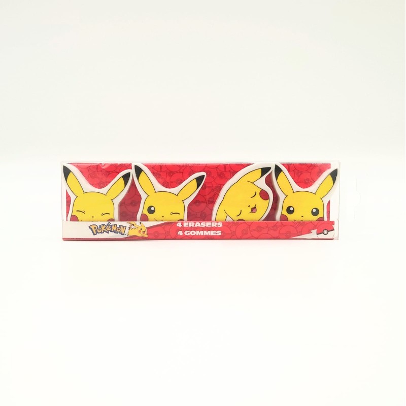 Set de gommes - Pikachu Faces - Pokemon