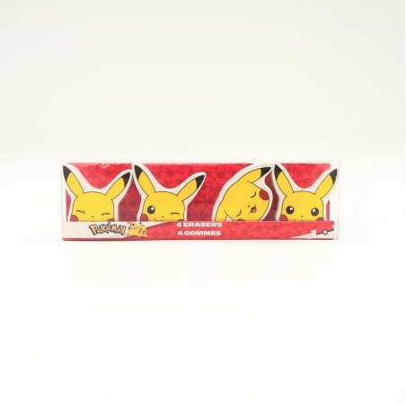 Set de gommes - Pikachu Faces - Pokemon