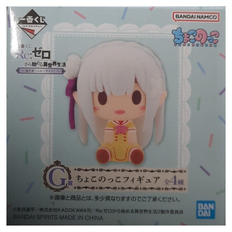 Mini Figurine - (Lot G) - Sweet Happy Life - Re:Zero - Ichibanshô BNP62395