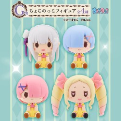 Mini Figurine - (Lot G) - Sweet Happy Life - Re:Zero - Ichibanshô BNP62395
