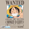 T-shirt - Vintage Wanted Luffy - One Piece - S Unisexe 