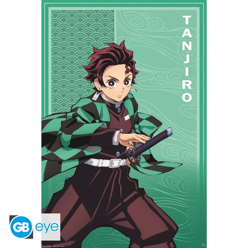 Poster - Tanjiro S2 - Demon Slayer - Roulé et filmé
