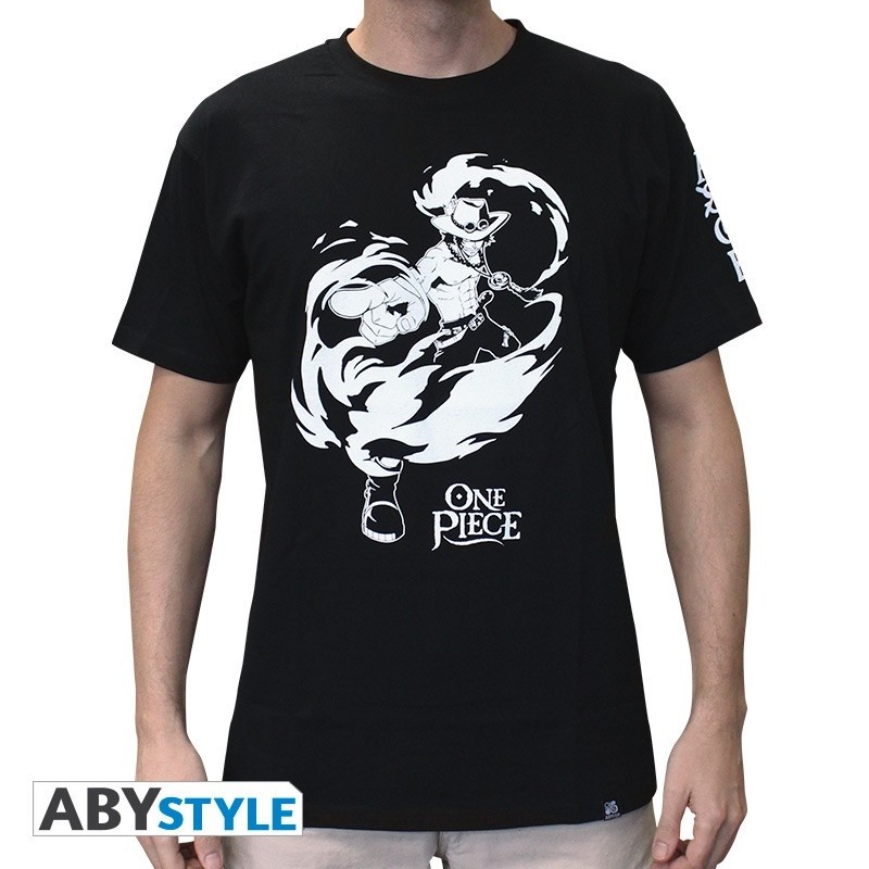 T-shirt - Portgas D. Ace - One Piece - S Unisexe 