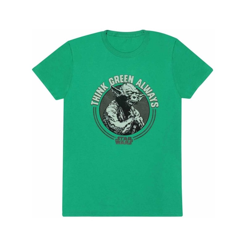 T-shirt - Yoda think green - Star Wars - L Unisexe 