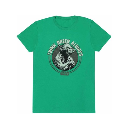 T-shirt - Yoda think green - Star Wars - L Unisexe 