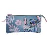 Trousse - Triple - Pink Flower - Lilo & Stitch