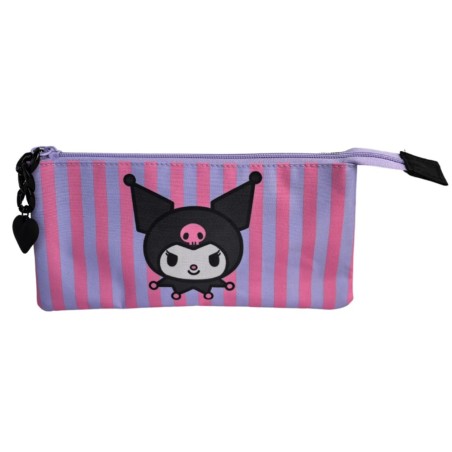Trousse - Triple - Kuromi - Sanrio