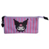 Trousse - Triple - Kuromi - Sanrio