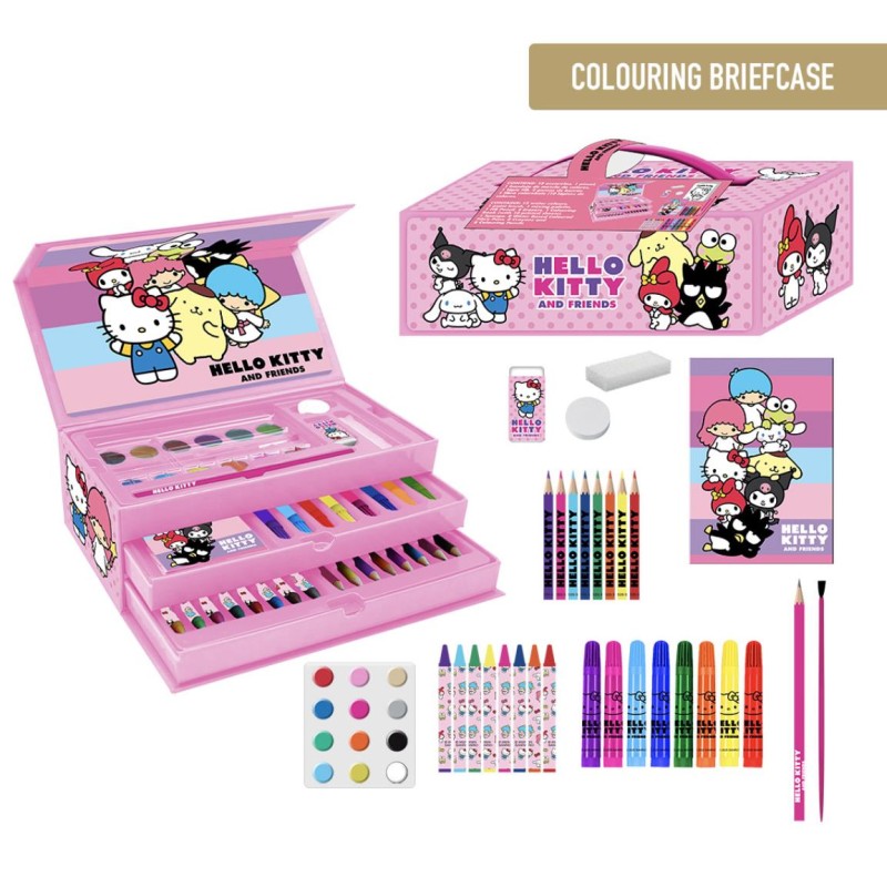 Set de Papeterie - Coffret à Tiroirs Personnages - Sanrio