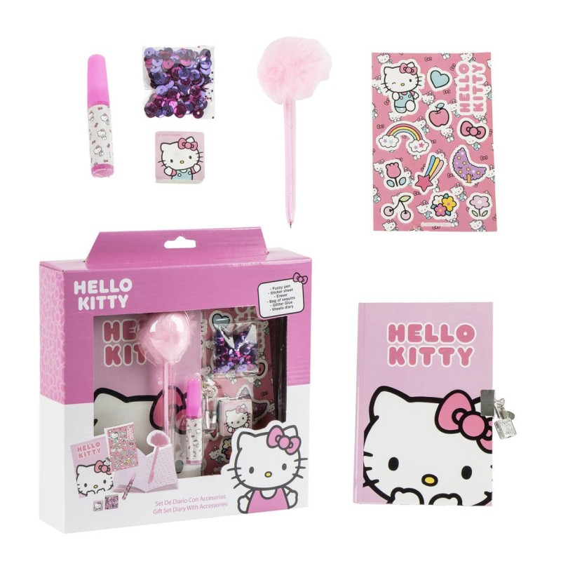 Ensemble de Papeterie - Set Carnet de note - Hello Kitty