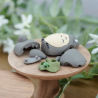 Puzzle - Totoro Gris Feuille - Totoro 3D