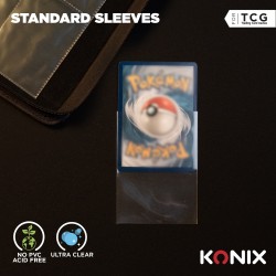 Protèges Cartes 100 pièces - Standard Sleeves - taille Standard - transparent