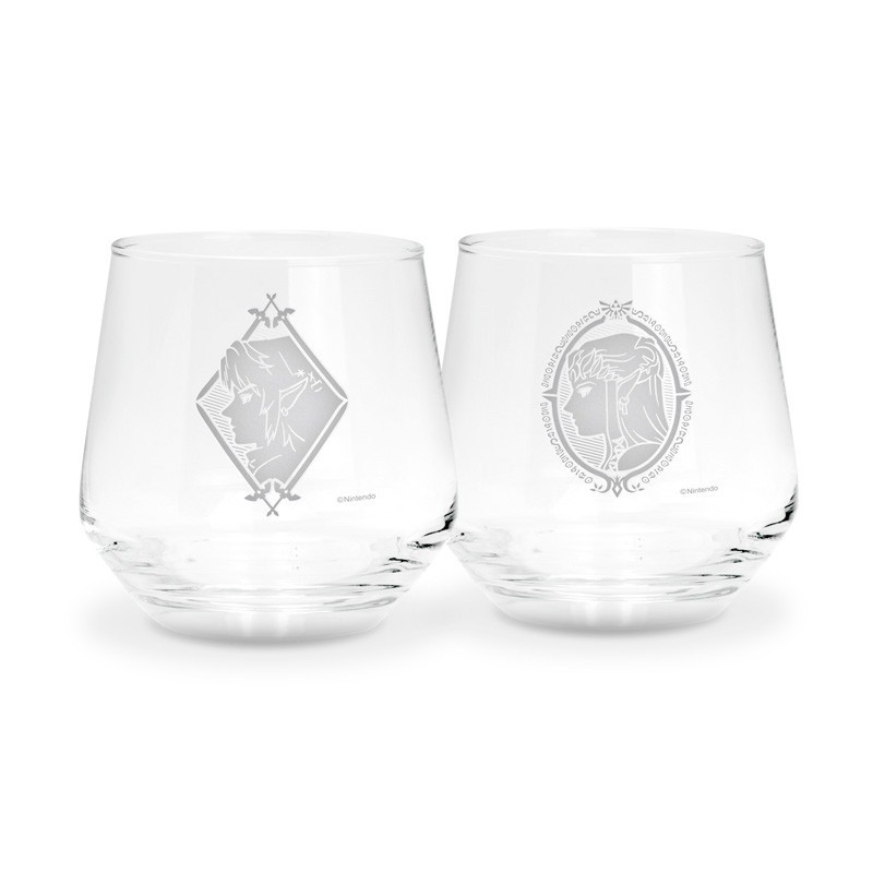Pack de 2 - Verres - Link & Zelda - Zelda