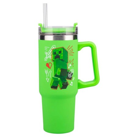 Mug de Voyage - Creeper vs Steve - Minecraft