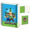 Carnet de Notes - Spirales - Steve & Alex - Minecraft