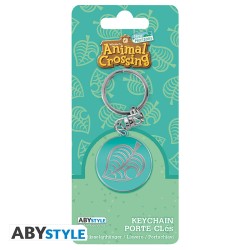 Porte-clefs Métal - Leaf Logo - Animal Crossing : New Horizons