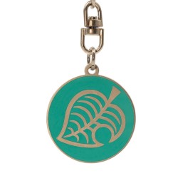 Porte-clefs Métal - Leaf Logo - Animal Crossing : New Horizons