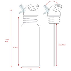 Gourde à Bec - Kitty Rainbow - Sanrio