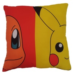 Coussin - Starter Kanto (Demi Face) - Pokemon - 40x40 