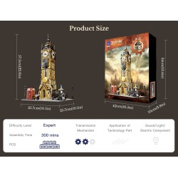 Set de Construction - Steampunk Clock Tower Park