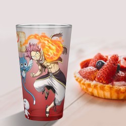 Verre XXL - Natsu, Lucy, Happy & Plue - Fairy Tail