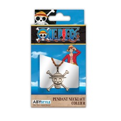Collier avec Pendentif 3D - Skull - One Piece