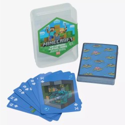 Jeu de Cartes Waterproof - 52 - Minecraft