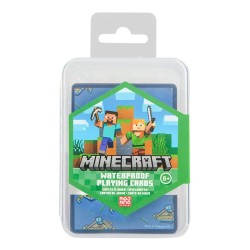 Jeu de Cartes Waterproof - 52 - Minecraft