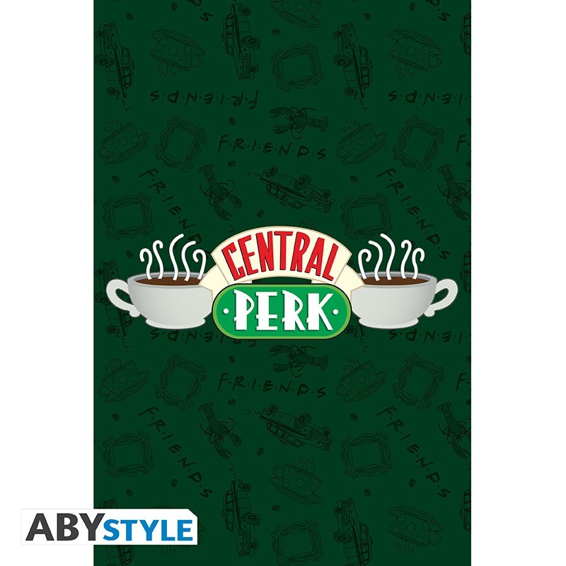 Poster - Central Perk - Friends - Roulé et filmé