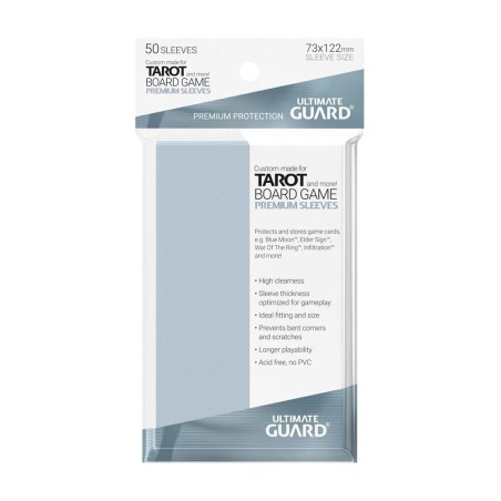 Protèges Cartes 50 pièces - Premium Protection - Tarot - Transparent