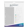 Feuilles Classeur Side-Loading - 18-Pocket Pages (10ct) - Blanc