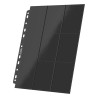 Feuilles Classeur Side-Loading - 18-Pocket Pages (10ct) - Noir