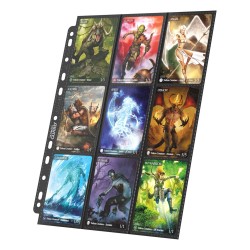 Feuilles Classeur Side-Loading - 18-Pocket Pages (10ct) - Noir