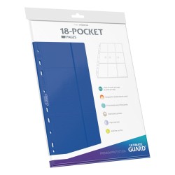 Feuilles Classeur Side-Loading - 18-Pocket Pages (10ct) - Bleu