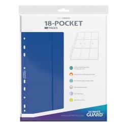 Feuilles Classeur Side-Loading - 18-Pocket Pages (10ct) - Bleu