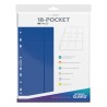 Feuilles Classeur Side-Loading - 18-Pocket Pages (10ct) - Bleu