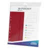 Feuilles Classeur Side-Loading - 18-Pocket Pages (10ct) - Rouge